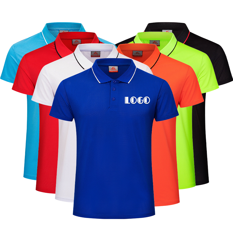 Unisex Dry-Fit vochtafvoerend actief atletisch poloshirt