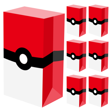 Pokemon 테마 파티 비디오 게임 생일 축하를위한 선물 가방