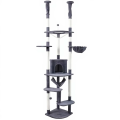 Luxury Foldable Sisal Cat Climbing Frame Minimalist Design Compact Space-Saving Stable Structure Comfortable Nest for Indoor Use