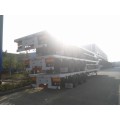 3 axles FUWA Brand flat bed semi trailers