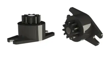 Plastic Small Gear Damper For Car Glasses Box