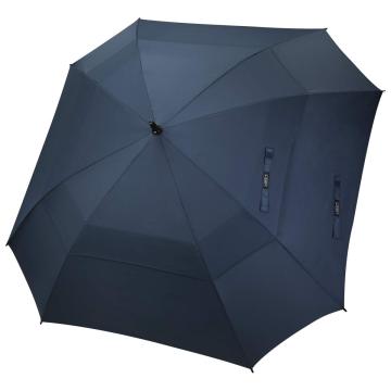 Best Wholesale Custom Logo Double Canopy Vented Windproof Automatic Golf Umbrella