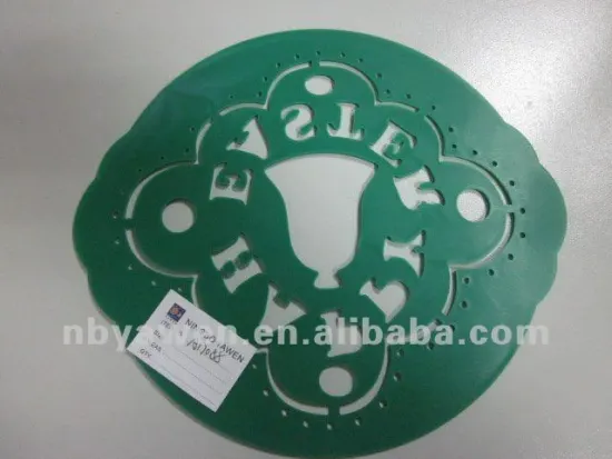 plastic cake stencil