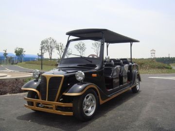 4.2kw Pure Electric Vehicle Classic Car 8 Passengers For Hotel