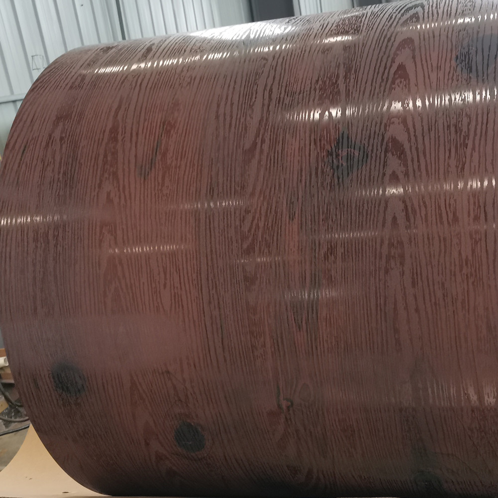 3D wood pattern steel