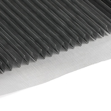 Polyester pleated insect screen