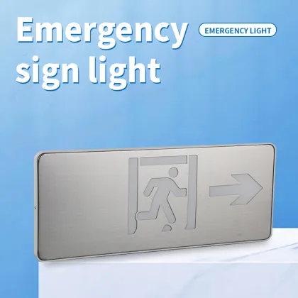 Fire exit evacuation light