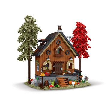 DIY Puzzle Building Blocks: Mork's 77072 Forest Log Cabin - The Ultimate Kids' Architecture Toy and Educational Playset