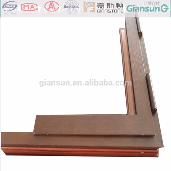 Long use life waterproof aluminium profile for window door/ wooden alu-alloy door-window profiles