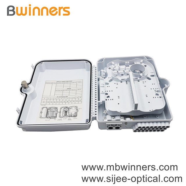 Caja de fibra óptica para exteriores de 24 núcleos Caja de distribución de fibra Caja de terminación