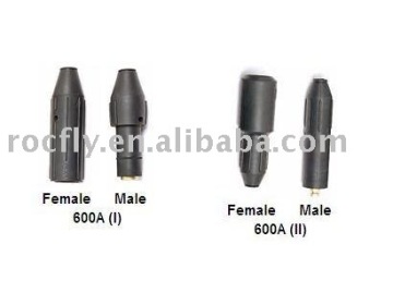 british type welding cable connector