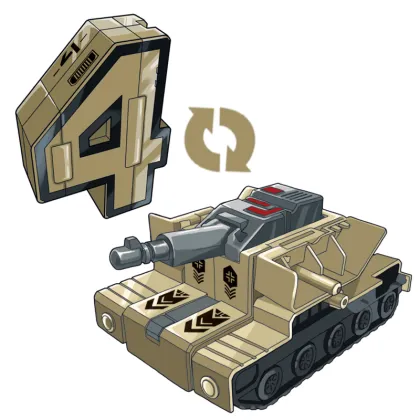 Action Figure Learning Number Robots: Educational Toys for Kids