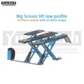 On floor Big Scissor Lift for Wheel-Alignment