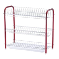 Tier Dish Rack na may tray