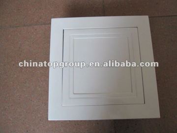 Metal access ceiling panel