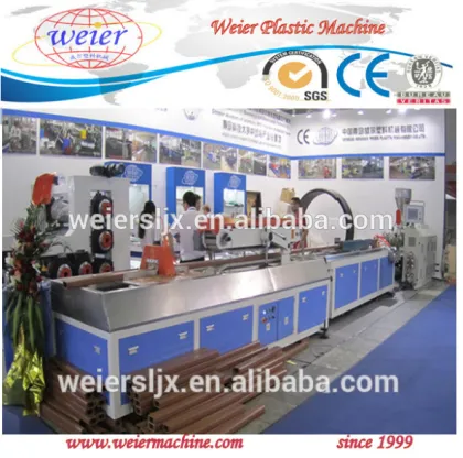 PE PVC wood plastic wood plastic deck tiles machine