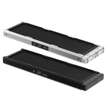 Radiador de Cobre Modular Barrowch 360 mm con pantalla OLED para disipación de calor del ventilador de 120 mm - FBCFRX -360Y V2