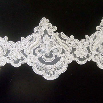 Alencon lace with falkes