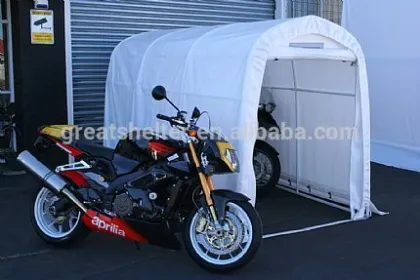 Metal Pole Bike Barn Motorcycle Cover Made In China