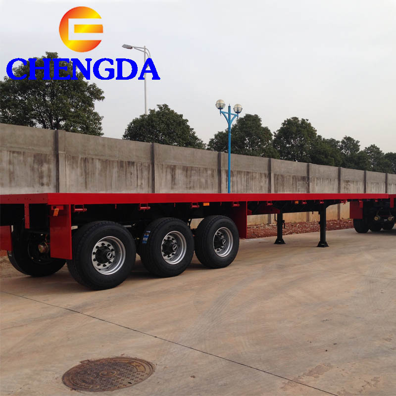 3 Axles Flatbed Trailer Jpg