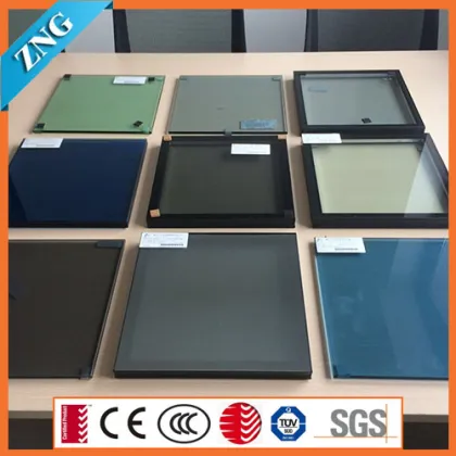 0113 AGC Insulated Glass, Reflective Monolithic Glass, Ford Blue Tinted Glass