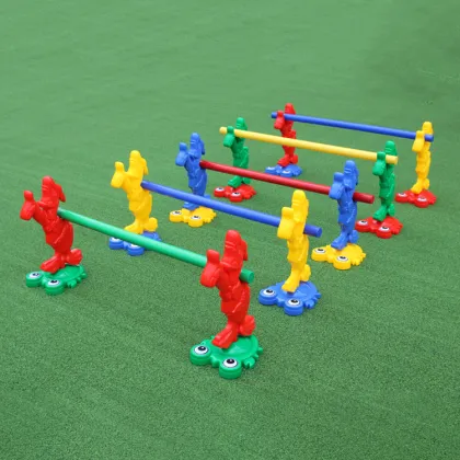 Colorful Plastic Mini Hurdles for Children's Athletics Training and Kindergarten Activities