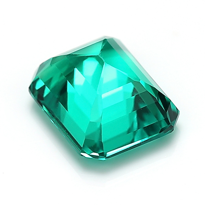 Lab Emerald Colombian Kulay Emerald Cut 8x10
