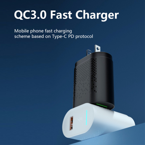 Fast QC3.0 18W Fantástico cargador de pared de teléfono móvil