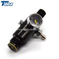 Scuba air pressure gas regulator co2 valve adaptor