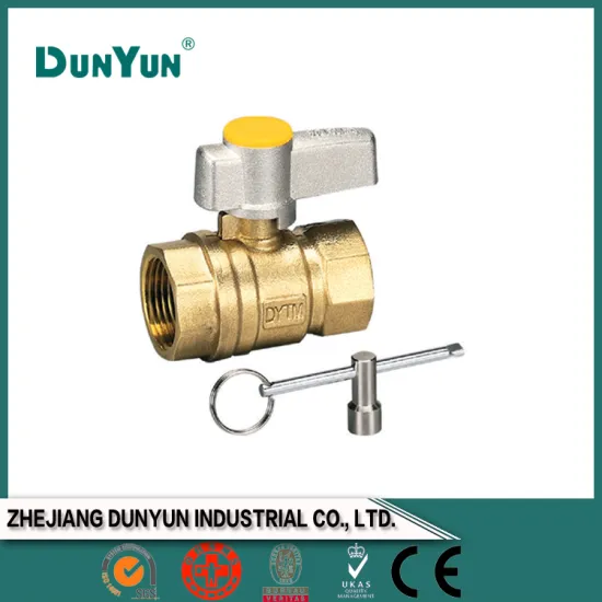 brass lockable ball valve(F&F)