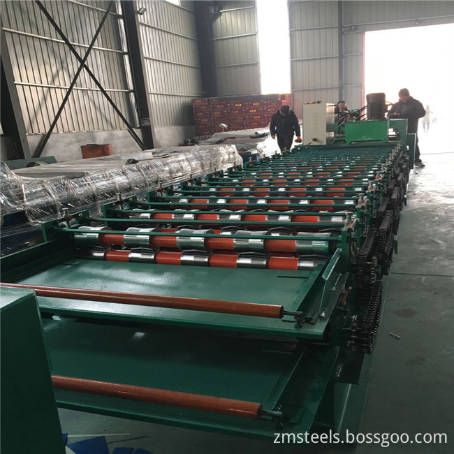double layer metal roll forming machine