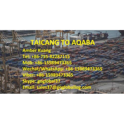 Jiangsu Taicang Sea Freight to Jordan Aqaba