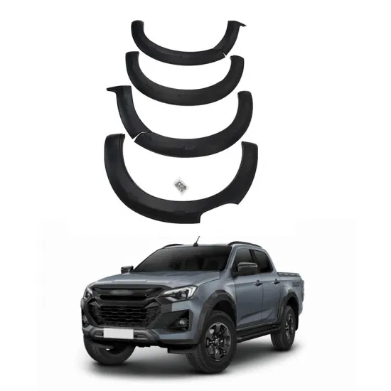 ABS Matte Black OEM Design Arch Fender Flare for Isuzu D-MAX 2024, 2021-2023 Accessories