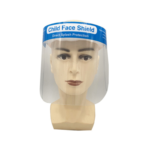 Safety anti fog plastic clear face shield visor