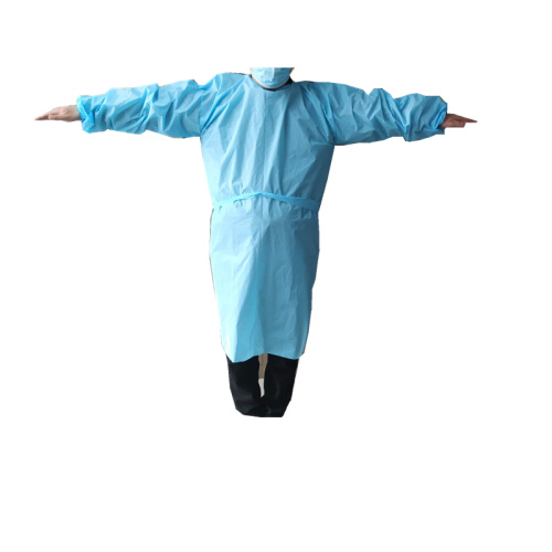 Waterproof plastic isolation gown/CPE isolation gown with CE and FDA