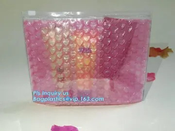 Die Cut Air Bubble Bag, Anti Shock Plastic PE Material Mailer Slider Air Ziplock Bubble Bag