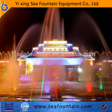wuxi colorchanging led light water fountain ground fountain