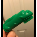 Custom Food Grade Funny Animals Silicone Finger Toothbrush