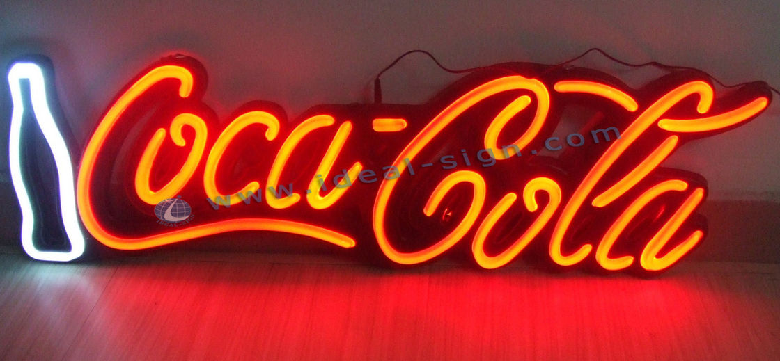 Personalized Word Coca Cola Led Neon Sign Advertising Boards, High