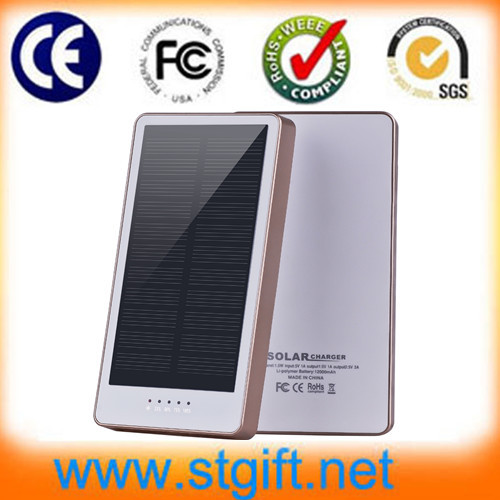 Solar Power Bank and Mobile Portable Battery Charger by Shenzhen Factory