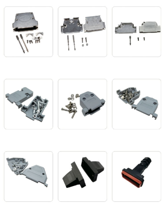 D-Sub-Stecker Rückschell D-Sub connector backshell
