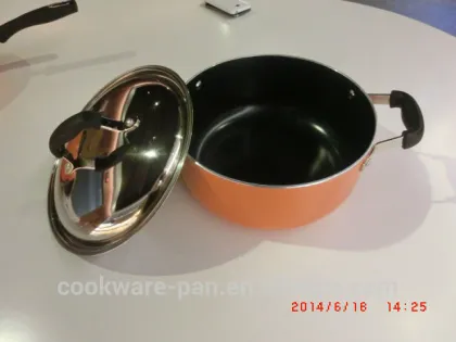Popular color non stick casserole / aluminum casserole