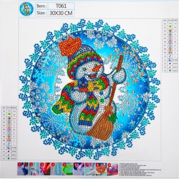 Snowman 5d Diamond Painting Cross Stitch Personnalisation