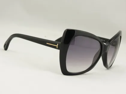 Black Womens Prescription Tom Ford Sunglasses Tf 0227 01p 63mm Hard Resin Lens