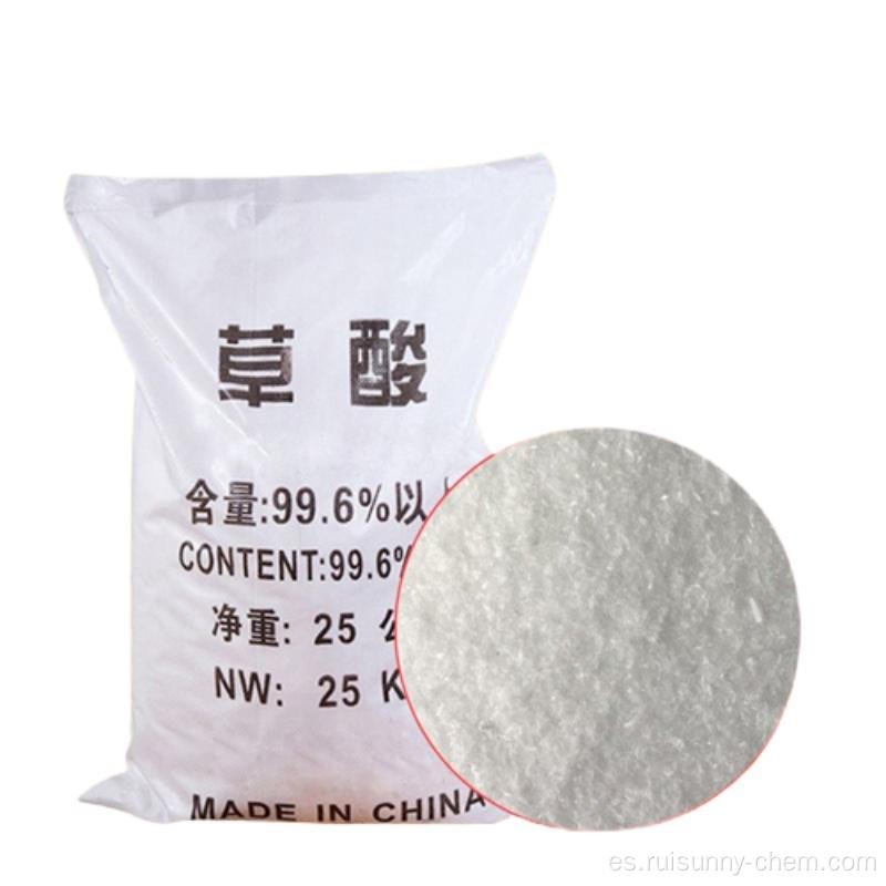 Ácido oxálico en polvo blanco 99.6% min ácido oxálico