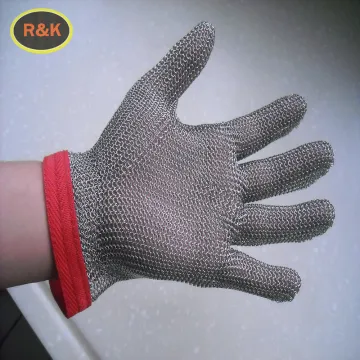 m size stainless steel butcher gloves