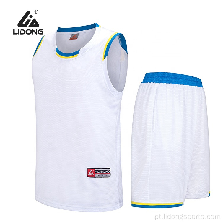 Jerseys de uniformes de basquete masculinos personalizados de mulheres personalizadas