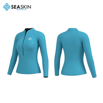 Seaskin Eco-friendly Womens Neoprene Wetsuit Top