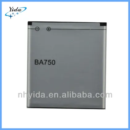 High Quality Cell Phone Battery For Sony BA750 3.7V 1500mah