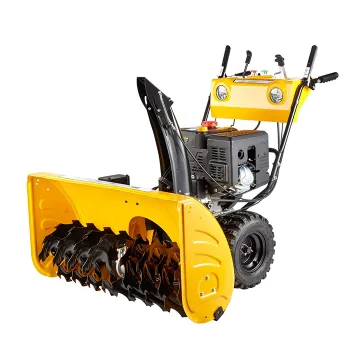 Electric Gasoline Snow Sweeper with Dual Lights for Garden and Roads